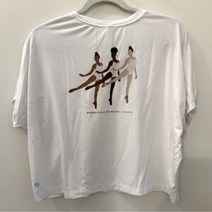 Athleta Essence Graphic Crop Tee - Brown Girls Do Ballet